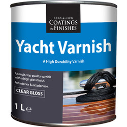 Barrettine Yacht Varnish 1L - 80093 - from Toolstation
