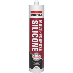 Soudal Soudal Trade Multi Purpose Silicone 270ml Clear - 80122 - from Toolstation