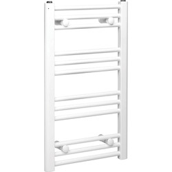 Qual-Rad / White Flat Towel Radiator 1200 x 550mm 1831Btu