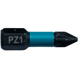 Makita Impact Rated 25mm Black Bit PZ1
