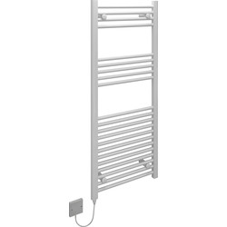 Kudox / Kudox Electric Low Surface Temperature (LST) Prefilled Flat Towel Radiator 1200 x 500mm White 125W