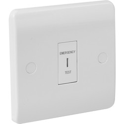 Scolmore Click / Click Mode Key Switch 1 Gang DP Emergency Test