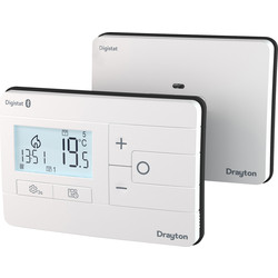 Drayton Drayton Digistat Programmable Room Thermostat Single Channel - 81123 - from Toolstation
