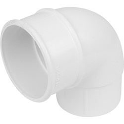 Aquaflow 68mm Offset Bend 92.5° White - 81355 - from Toolstation