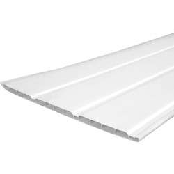 Hollow White Soffit 300mm x 3m - 81393 - from Toolstation