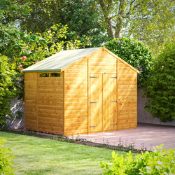 Power Security Apex Shed 6' x 10' Double Doors