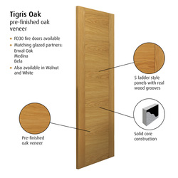 Tigris Oak Internal Door P/F