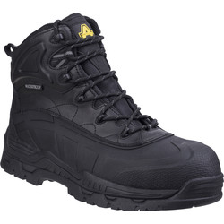 Amblers Safety Amblers FS430 Waterproof Safety Boots Black Size 12 - 81702 - from Toolstation
