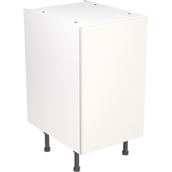 Kitchen Kit Flatpack Slab Kitchen Cabinet Base Unit Super Gloss White 450mm