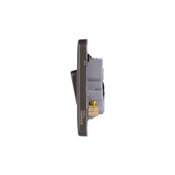 Schneider Electric Lisse Mocha Bronze Screwless 50A DP Switch