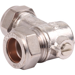90 CP Isolating Valve 15mm - 82153 - from Toolstation