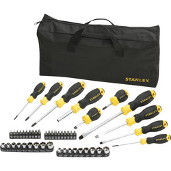Stanley Stanley Screwdriver Socket and Bit Set with Bag  - 82179 - from Toolstation