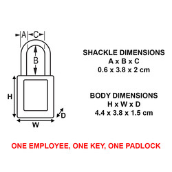 Master Lock Safety Lock-off Padlock