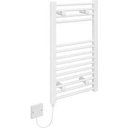 Kudox Kudox Electric Pre-Filled White Flat Towel Radiator 700 x 400mm 150W - 82692 - from Toolstation