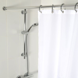 Croydex 2m Premium SS Shower Curtain Rail