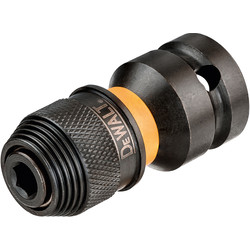 DeWalt Impact Wrench Adaptor 1/2 Square to 1/4 Hex