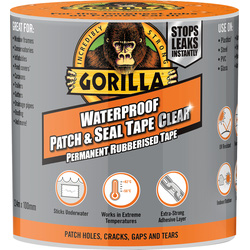 Gorilla Waterproof Patch & Seal Tape 2.4m Clear
