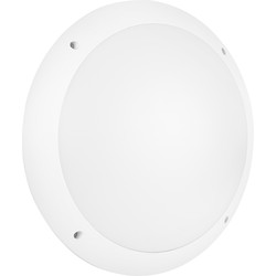 Meridian Lighting LED 12W IP66 Circular Bulkhead 300mm 1080lm A+ White - 83387 - from Toolstation