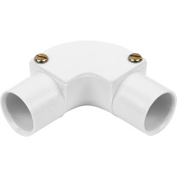 20mm PVC Inspection Elbow White - 83506 - from Toolstation