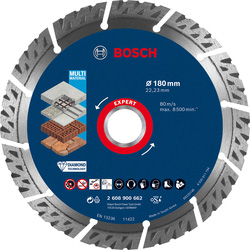 Bosch EXPERT Multi Material Diamond Blade 180 x 22.23mm