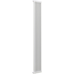 Arlberg 2-Column Vertical Radiator 2000 x 302mm 2826Btu White