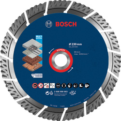 Bosch EXPERT Multi Material Diamond Blade 230 x 22.23mm 