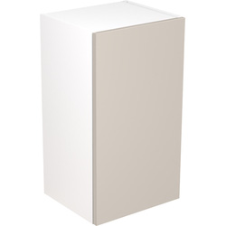 Kitchen Kit Flatpack Value Slab Kitchen Cabinet Wall Unit Matt Light Grey 400mm