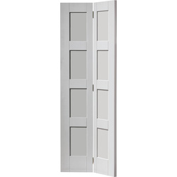 JB Kind Montserrat White Bi-fold Internal Door 35 X 1981 X 762mm - 84119 - from Toolstation
