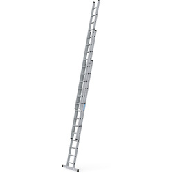 Zarges Everest Extension Ladder 3 x 14 D-Rung 4090 x 500 x 190mm