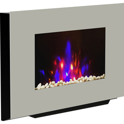 Be Modern Azonto Electric Fire 35" Grey Glass