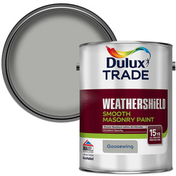 Dulux Trade / Dulux Trade Weathershield Smooth Masonry Paint 5L Goosewing