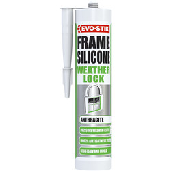 Evo-Stik Evo-Stik Weatherlock Frame Silicone 310ml Anthracite - 84765 - from Toolstation