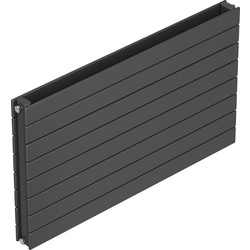 Tesni / Tesni Eve Double Panel Horizontal Designer Radiator 578 x 1000mm 3685Btu Anthracite