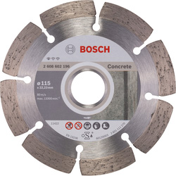 Bosch Concrete Diamond Cutting Blade 115 x 22.23mm