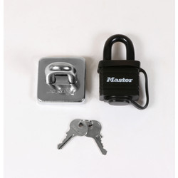 Master Lock Security Weatherproof Padlock and Cable Kit