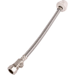 Fluidmaster / Fluidmaster Click Seal Flexible Hose Connector 15mm x 1/2" Isolating valve. 300mm