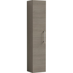 nuie Arno Single Door Wall Hung Tall Unit 300mm Solace Oak