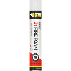 Everbuild B1 Fire Rated Expanding Foam Hand Held 700ml - 85137 - from Toolstation