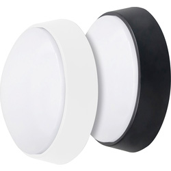 Integral LED Tough Shell Compact Circular Bulkhead IP65 10W 1000lm 3CCT