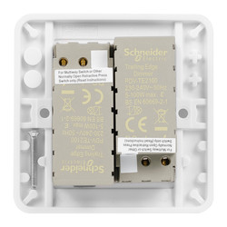 Schneider Electric Lisse White LED Dimmer Switch
