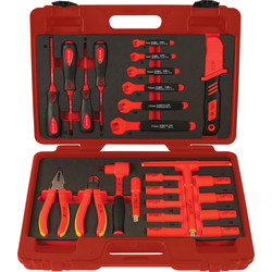 Laser Laser Insulated Tool Kit 3/8"D 25 Piece - 85497 - from Toolstation