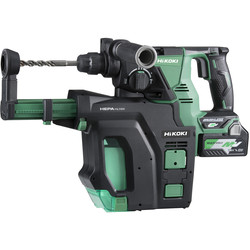 Hikoki / Hikoki DH36DPB 36V MultiVolt Brushless Rotary SDS Plus 28mm Hammer Drill 3 x 2.5Ah Multivolt