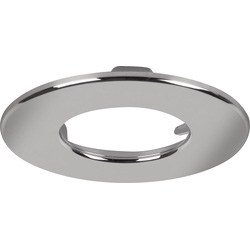 Aurora R6 4W-8W Wattage and CCT Switchable Fire Rated IP65 Downlight Dimmable Bezel Polished Chrome