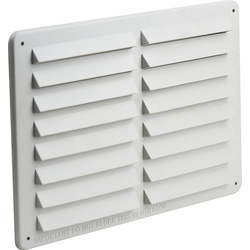 Fixed Louvre Gas Vent White