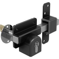 GateMate Euro Profile Long Throw Lock Double Locking 70mm