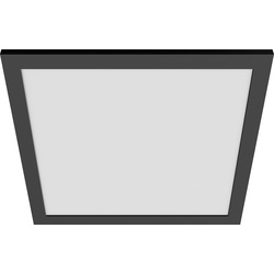 Philips / Philips CL560 Super Slim Square Panel Ceiling Light 300x300mm Black 12W 1200lm Warm White