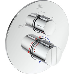 Ideal Standard Easybox Thermostatic Concealed Dual Outlet Shower Valve Round