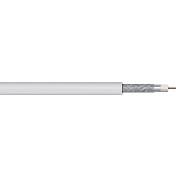 Pitacs  Pitacs TV / Satellite Cable AL/AL (RG6) White 100m Drum - 87262 - from Toolstation