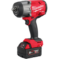 Milwaukee M18FHIW2F12-502X FUEL™ ½? High Torque Impact Wrench with Friction Ring 2 x 5.0Ah