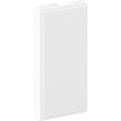 Euro Module Blank Half White 25mm x 50mm - 87379 - from Toolstation